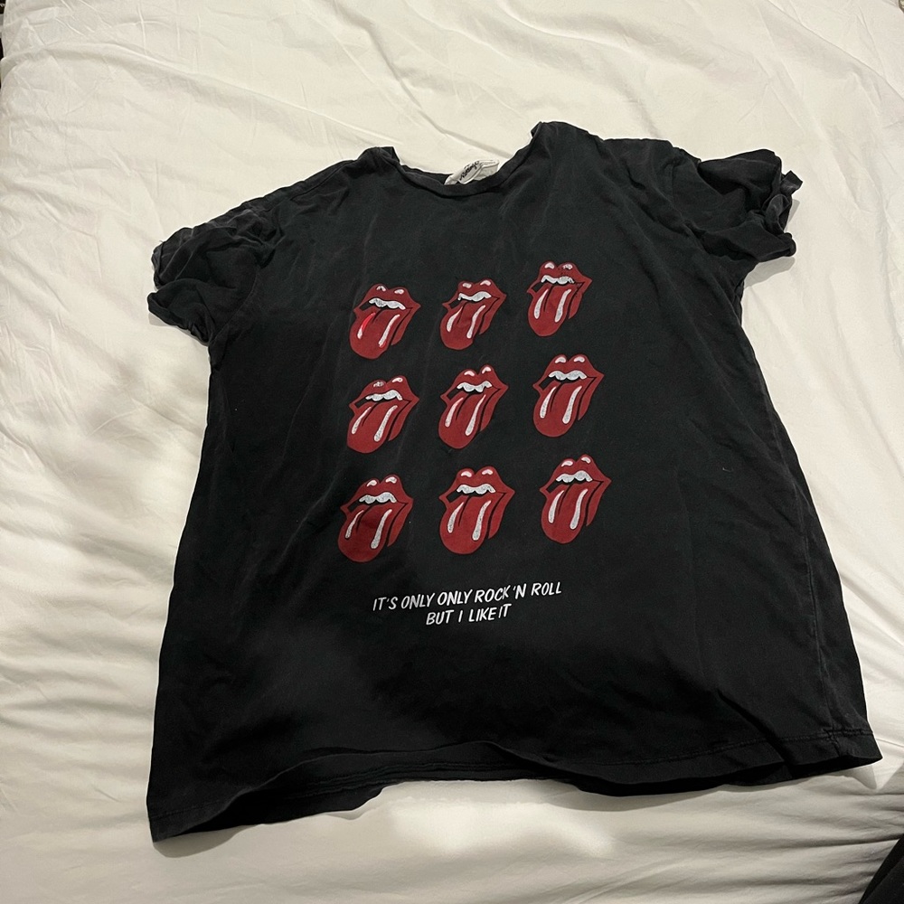 MANGO Rolling Stones Graphic Tee